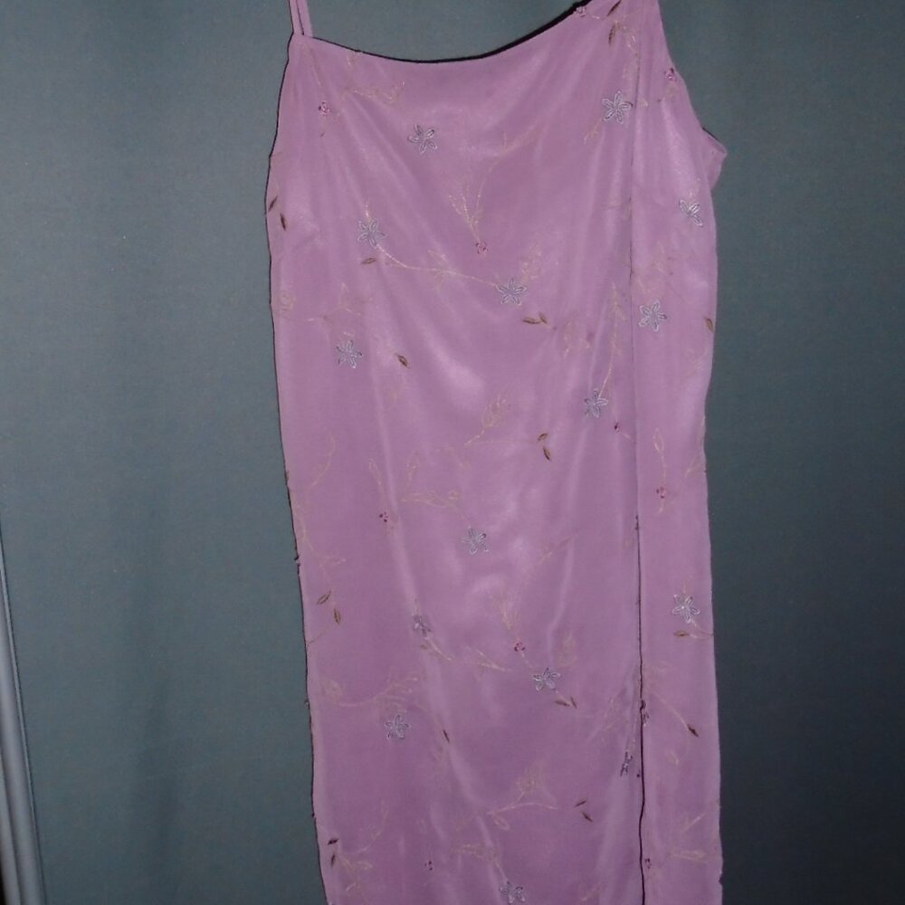 The limited silky pink dress
